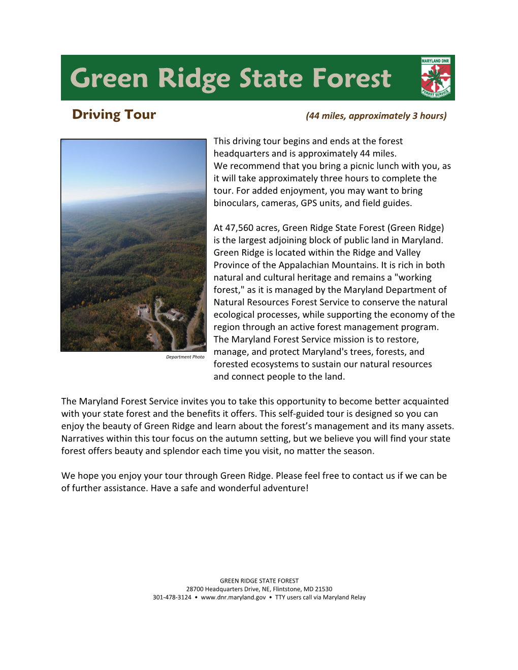 Green Ridge State Forest