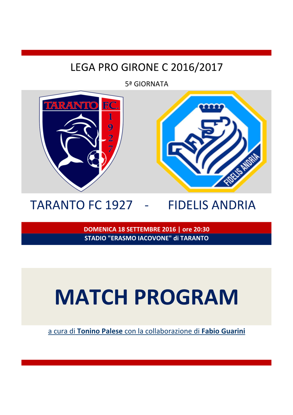 Match Program