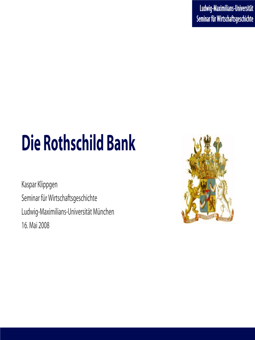 Die Rothschild Bank