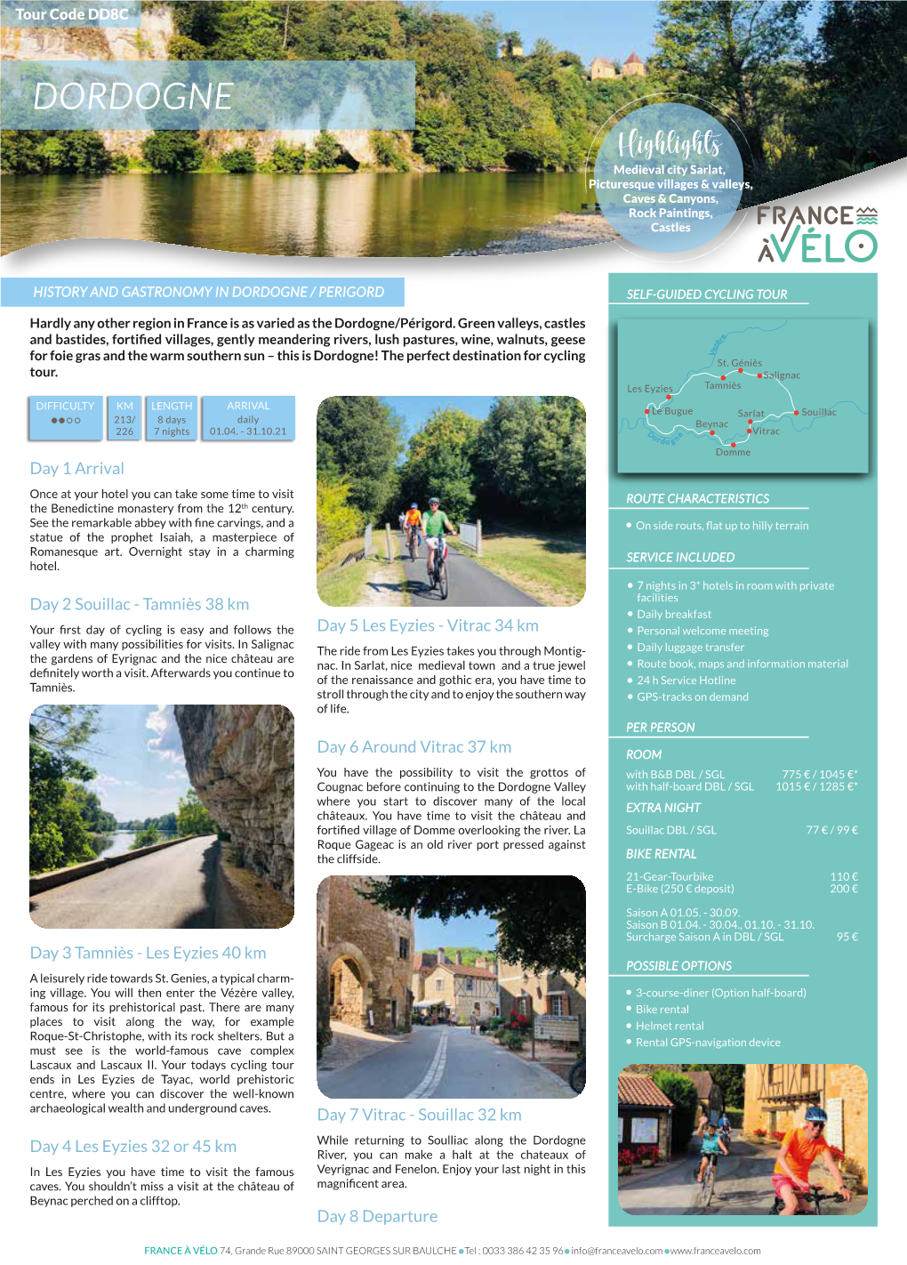 Offer Dordogne Self-Guided DD8C 8 Days History