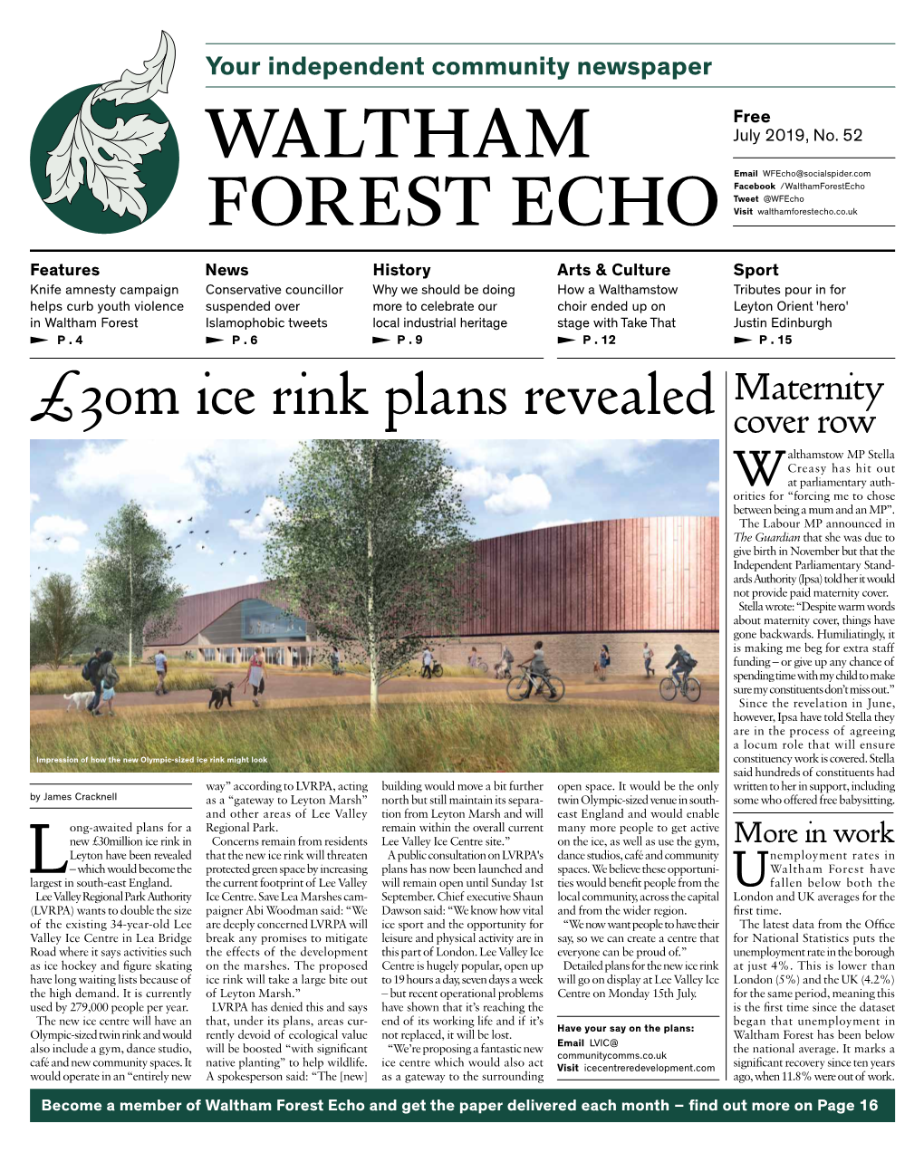 Waltham Forest Echo #52, July 2019