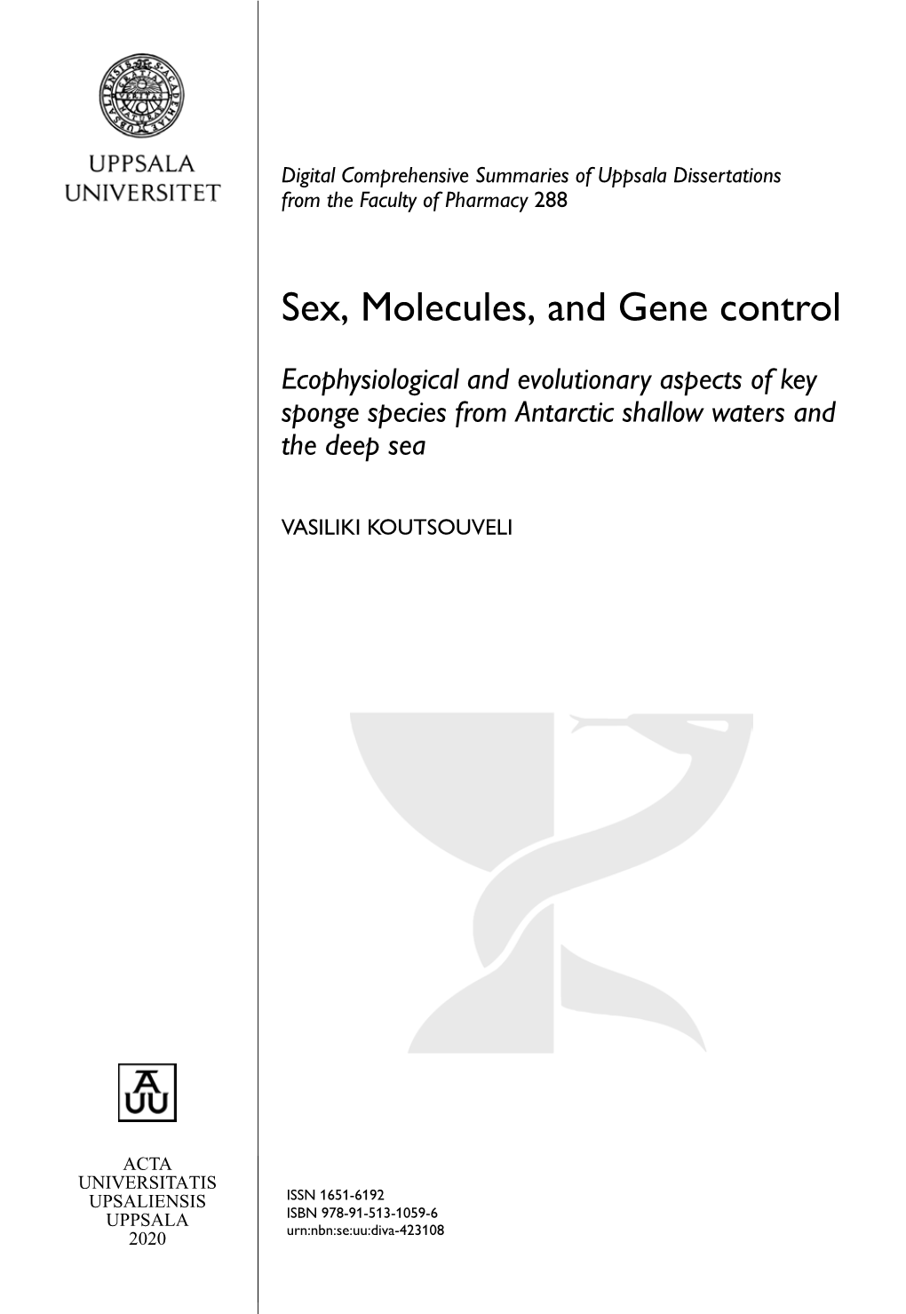Sex, Molecules, and Gene Control