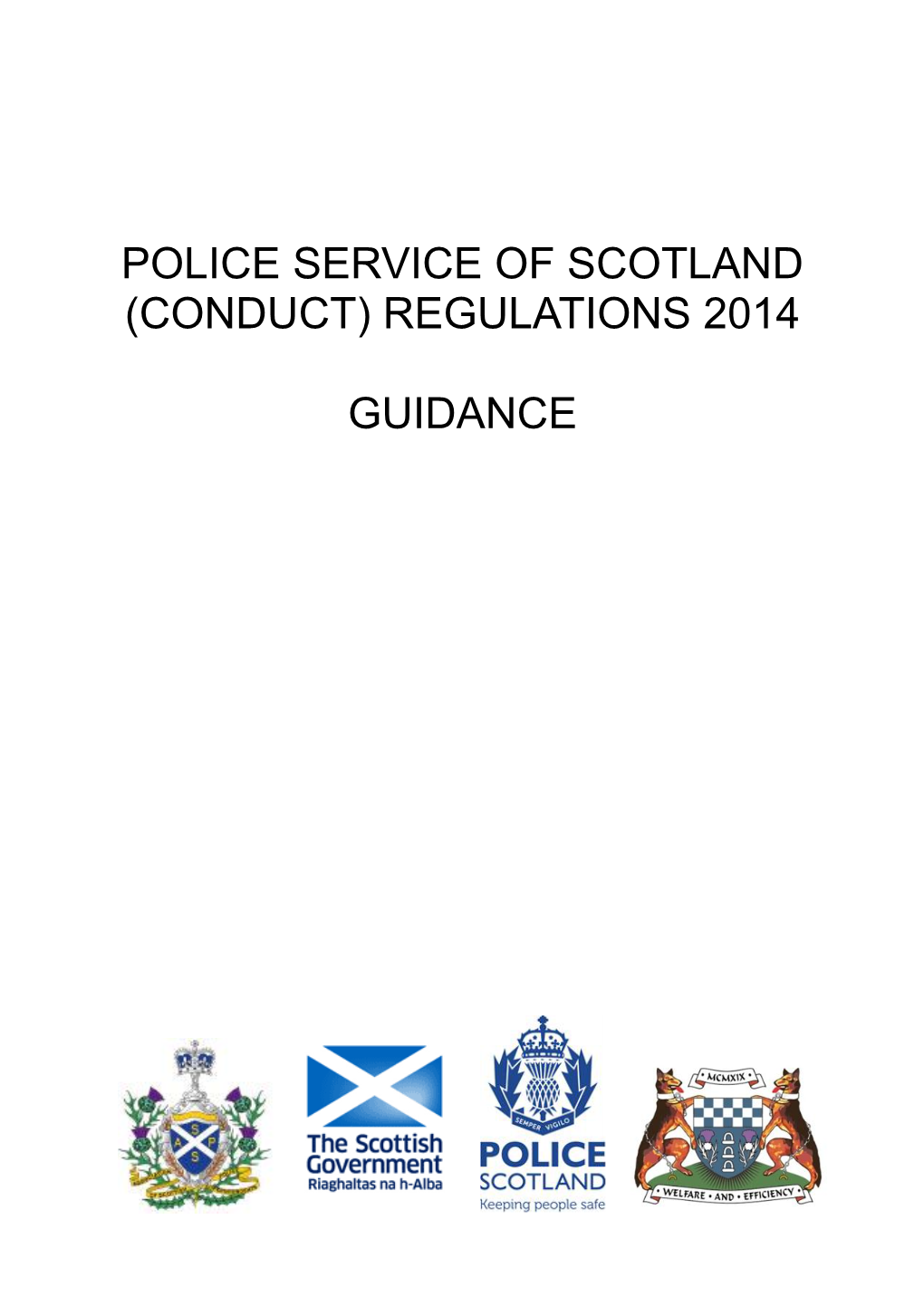 Police Service of Scotland (Conduct) Regulations 2014