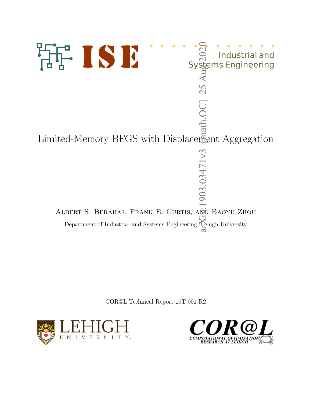 Limited-Memory BFGS with Displacement Aggregation