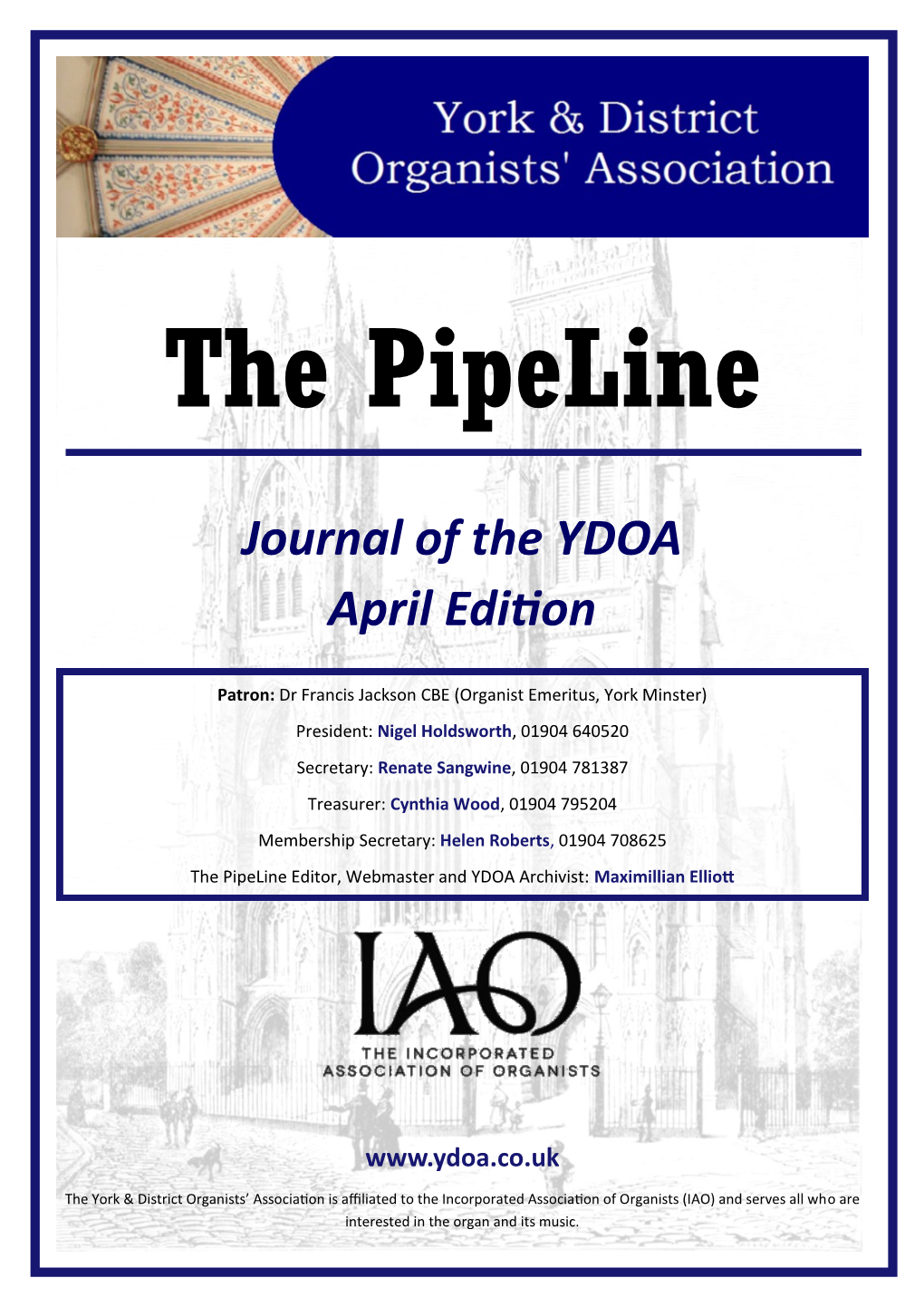 Journal of the YDOA April Edition