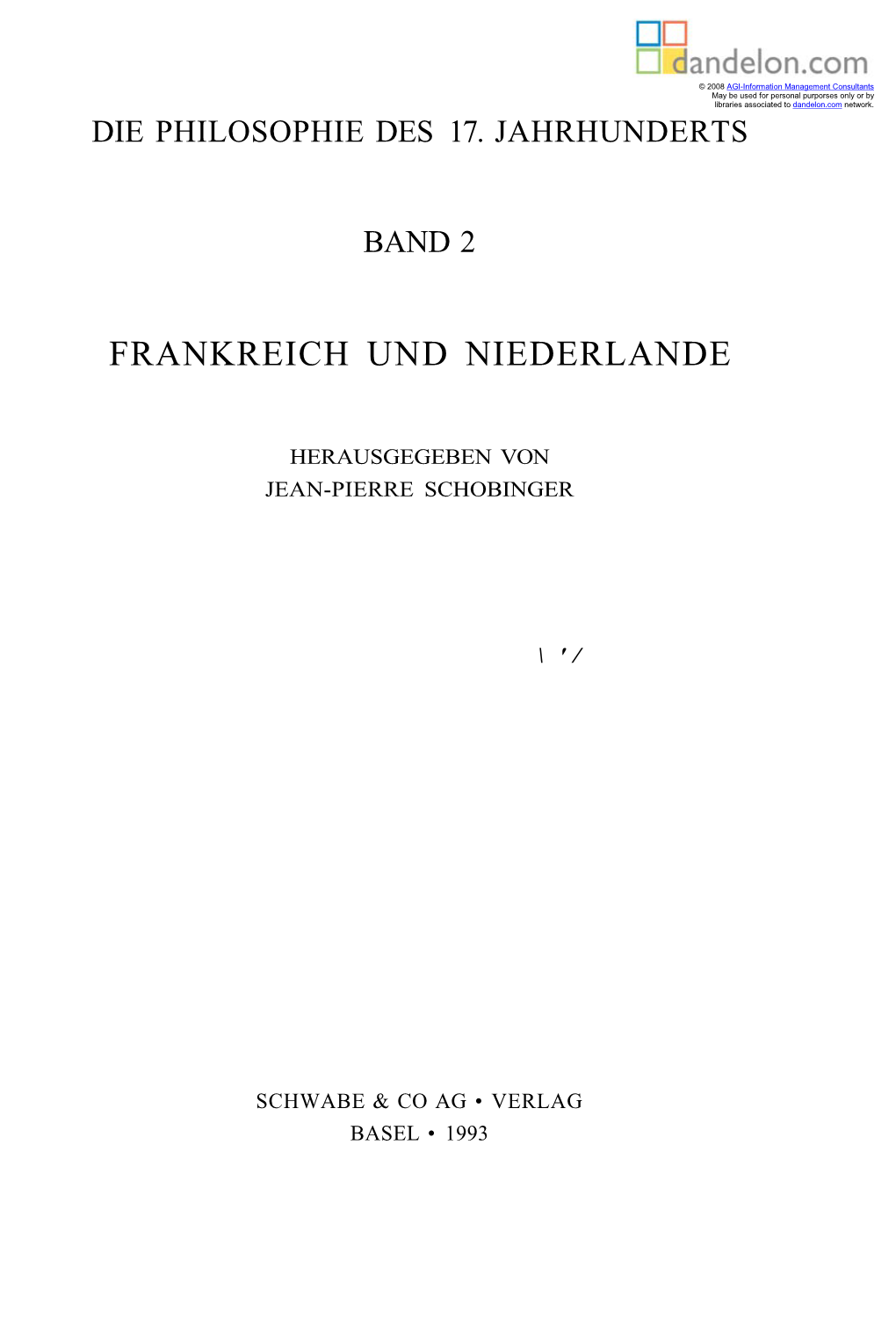 Frankreich Und Niederlande