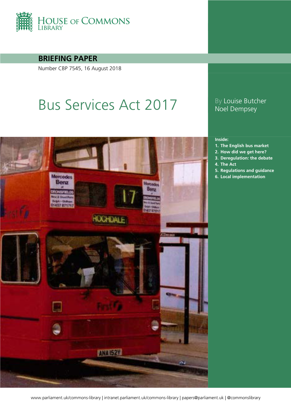 Bus Services Act 2017 Noel Dempsey