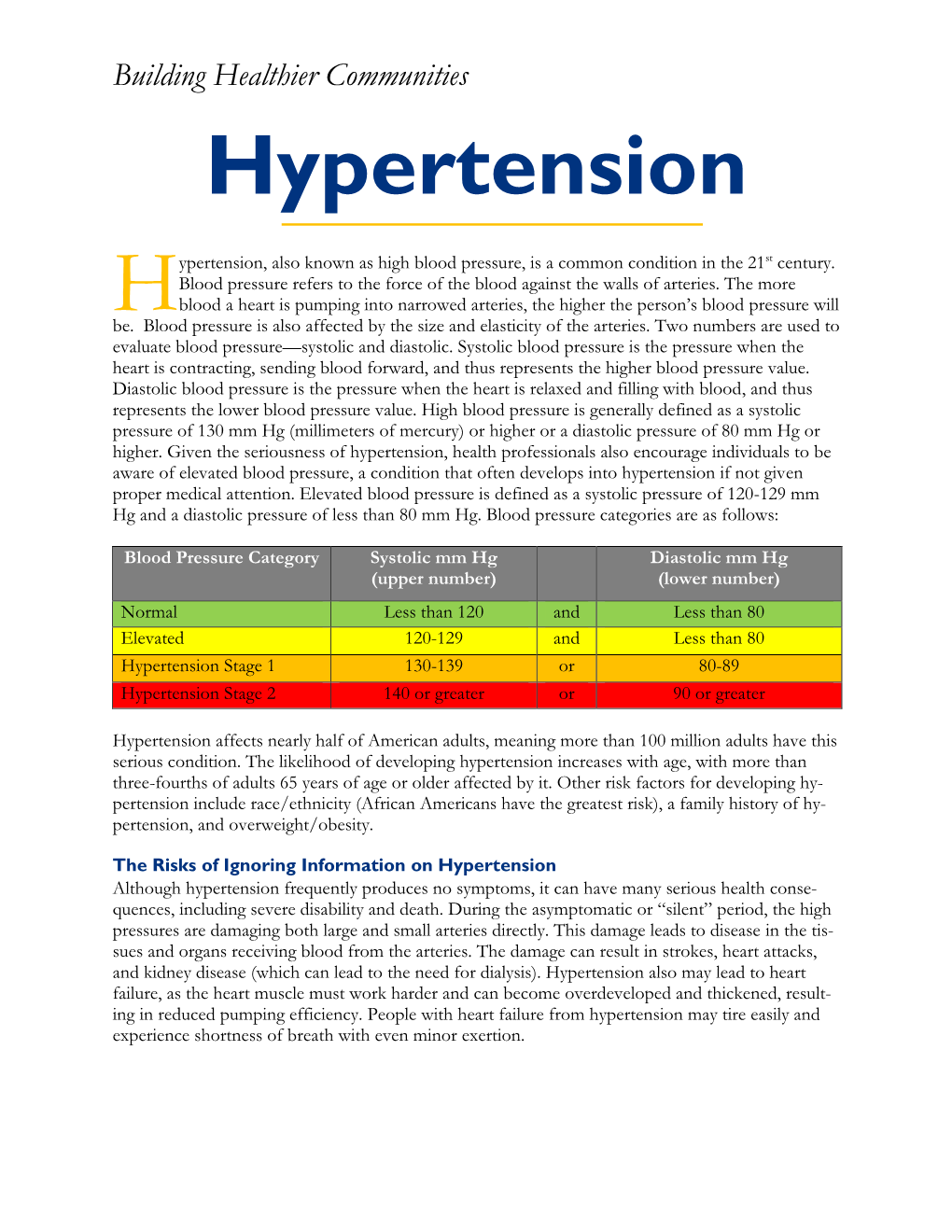 Hypertension