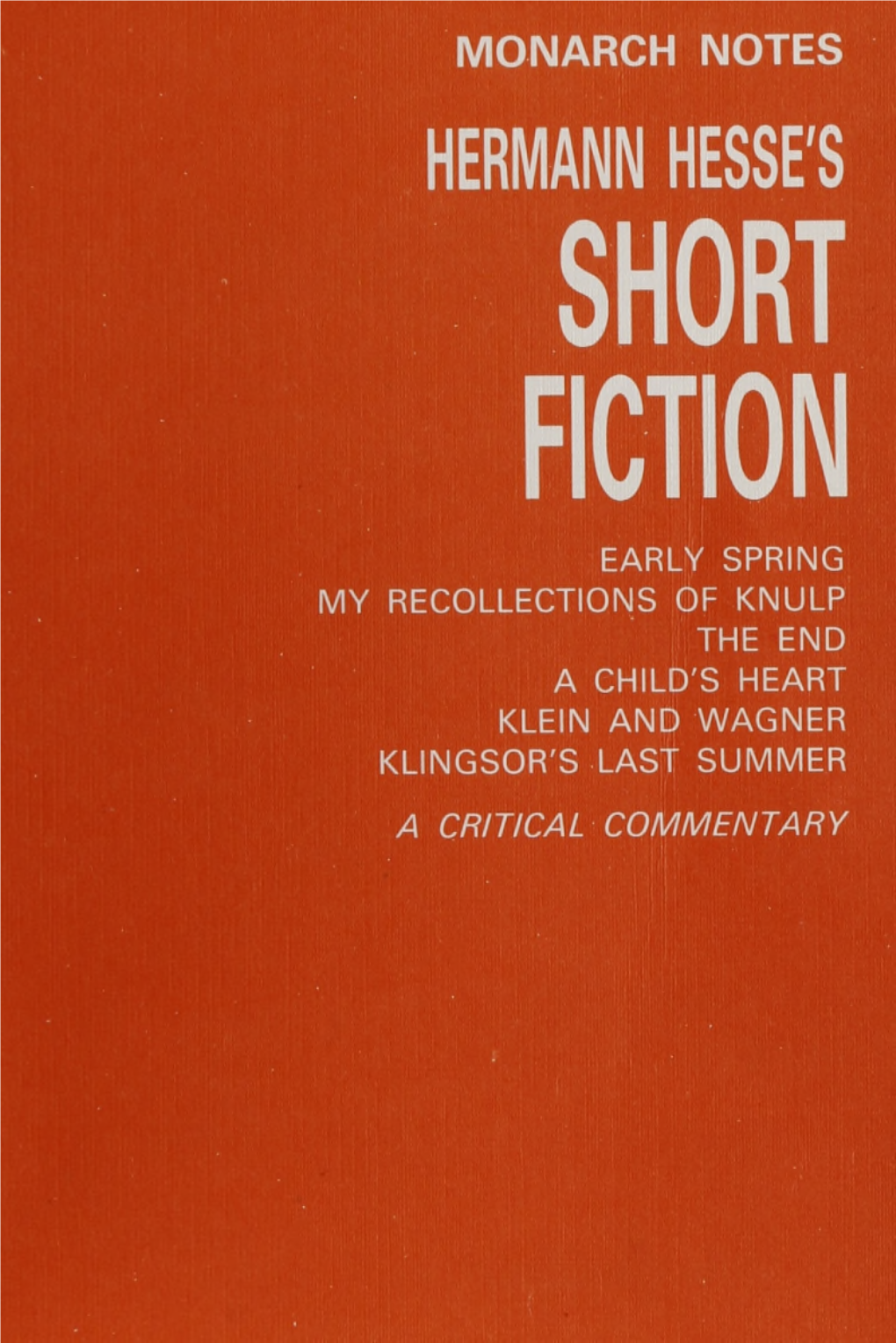 Short Fiction