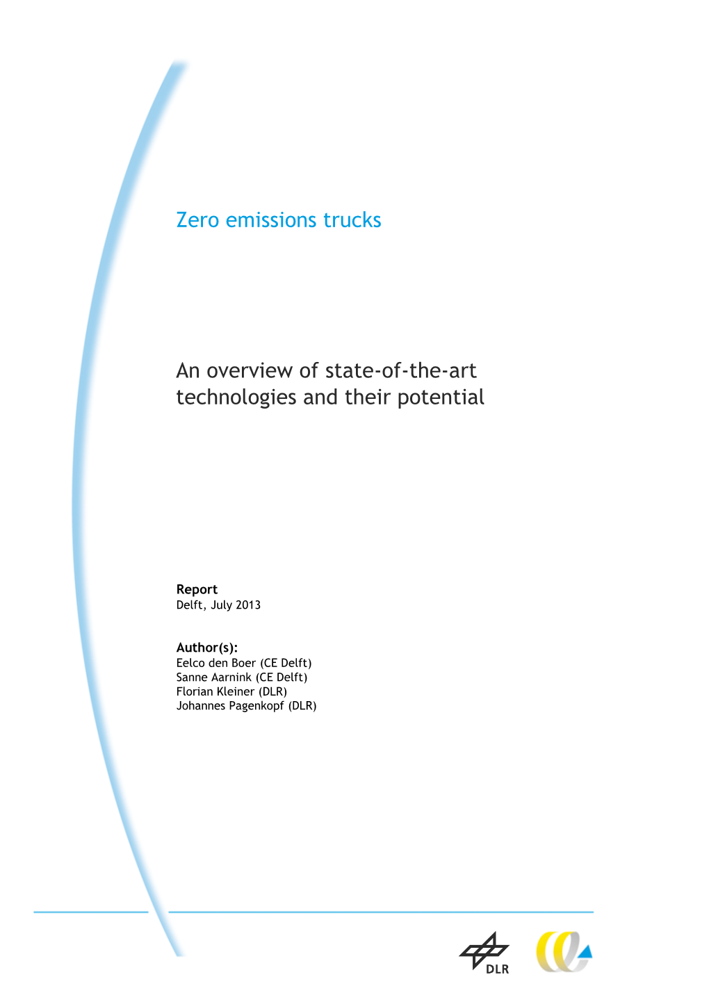 Zero Emissions Trucks