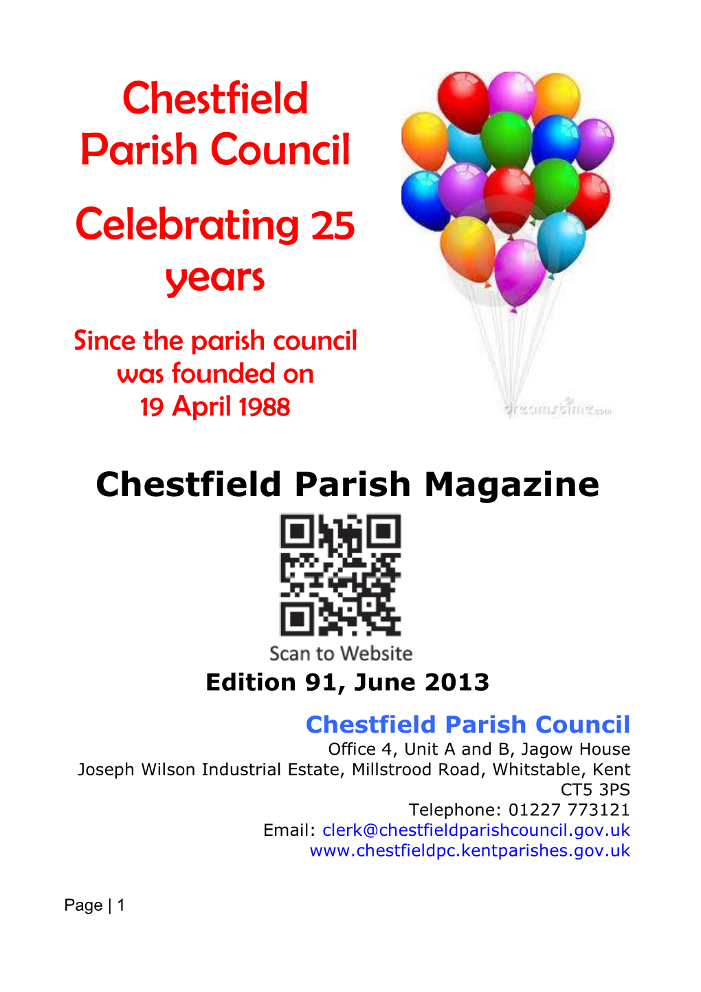 Chestfield Parish Magazine