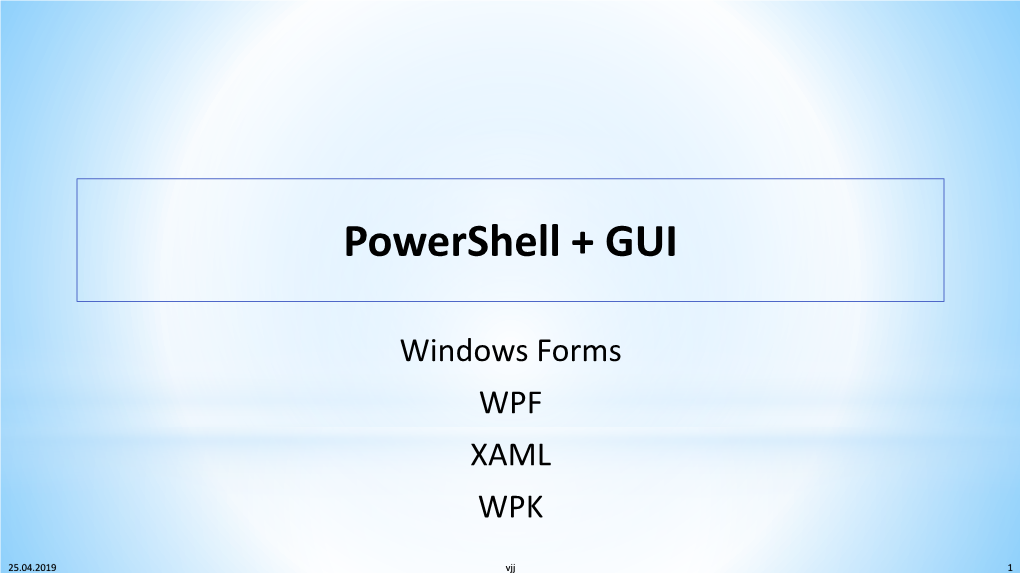 Powershell 2.0 A