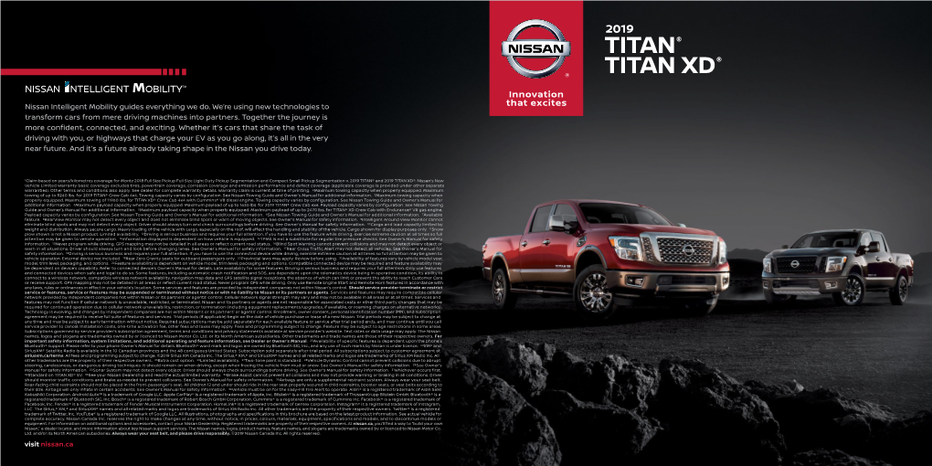 2019 Titan ® Titan Xd ®