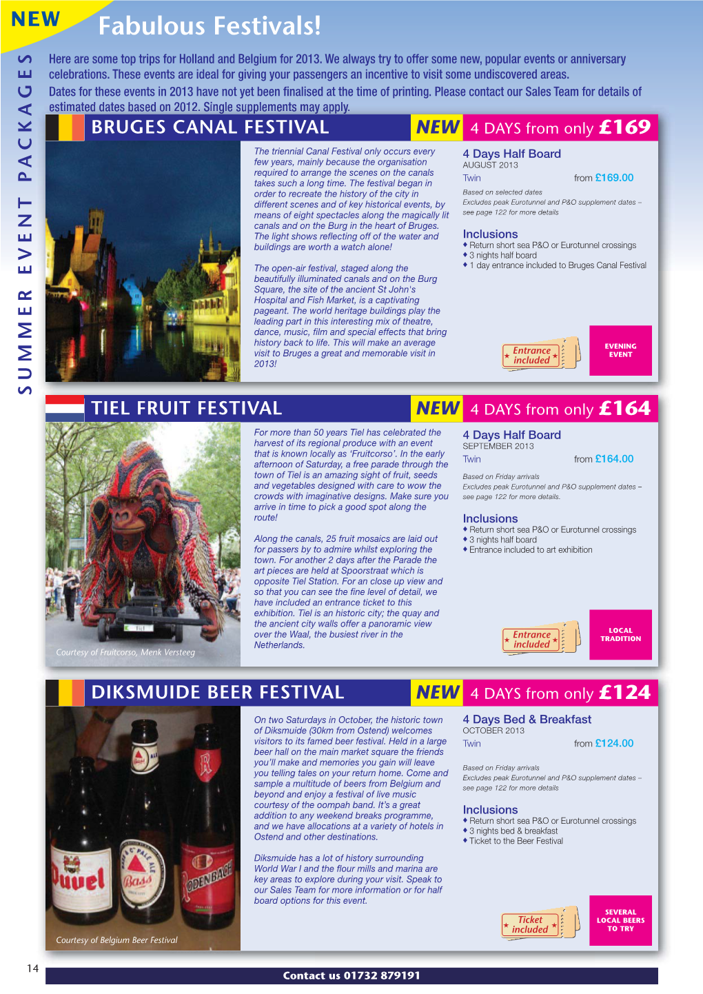 Fabulous Festivals! Here Are Some Top Trips for Holland and Belgium for 2013