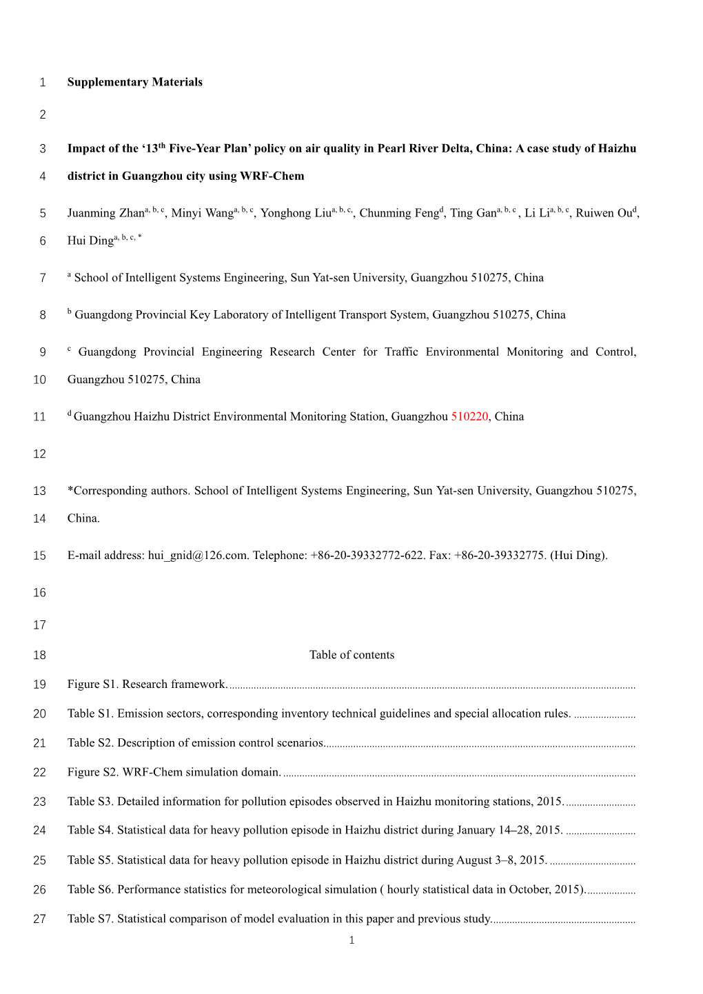 Policy on Air Quality in Pearl River Delta, China: a Case Study of Haizhu