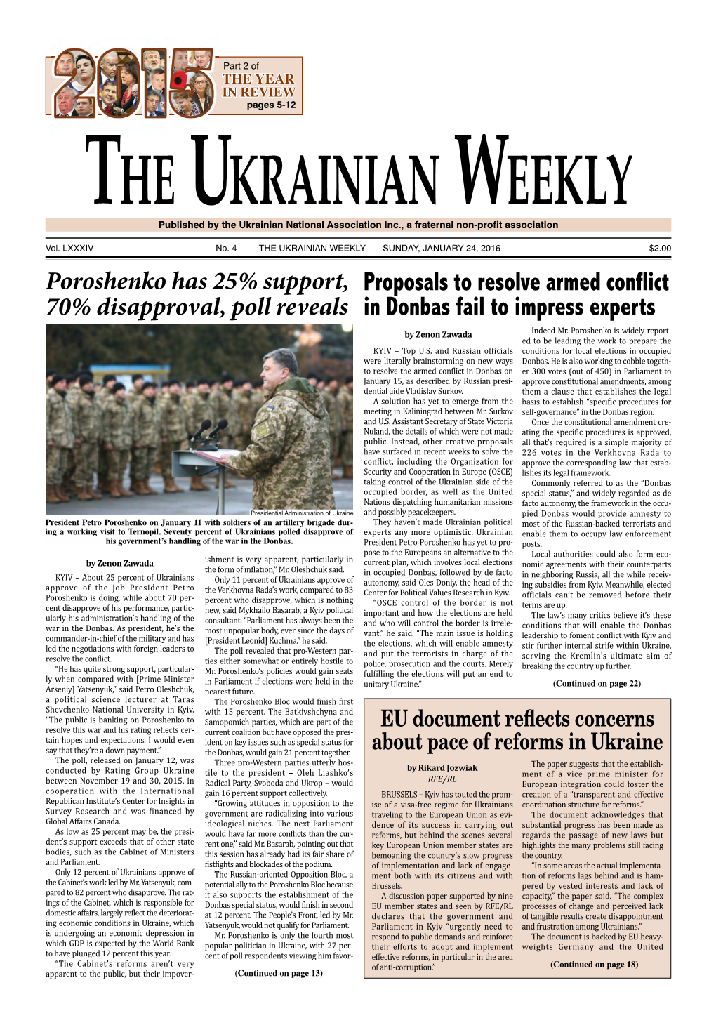 The Ukrainian Weekly, 2016