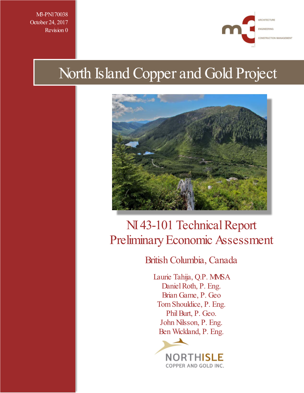 North Island Copper and Gold Project