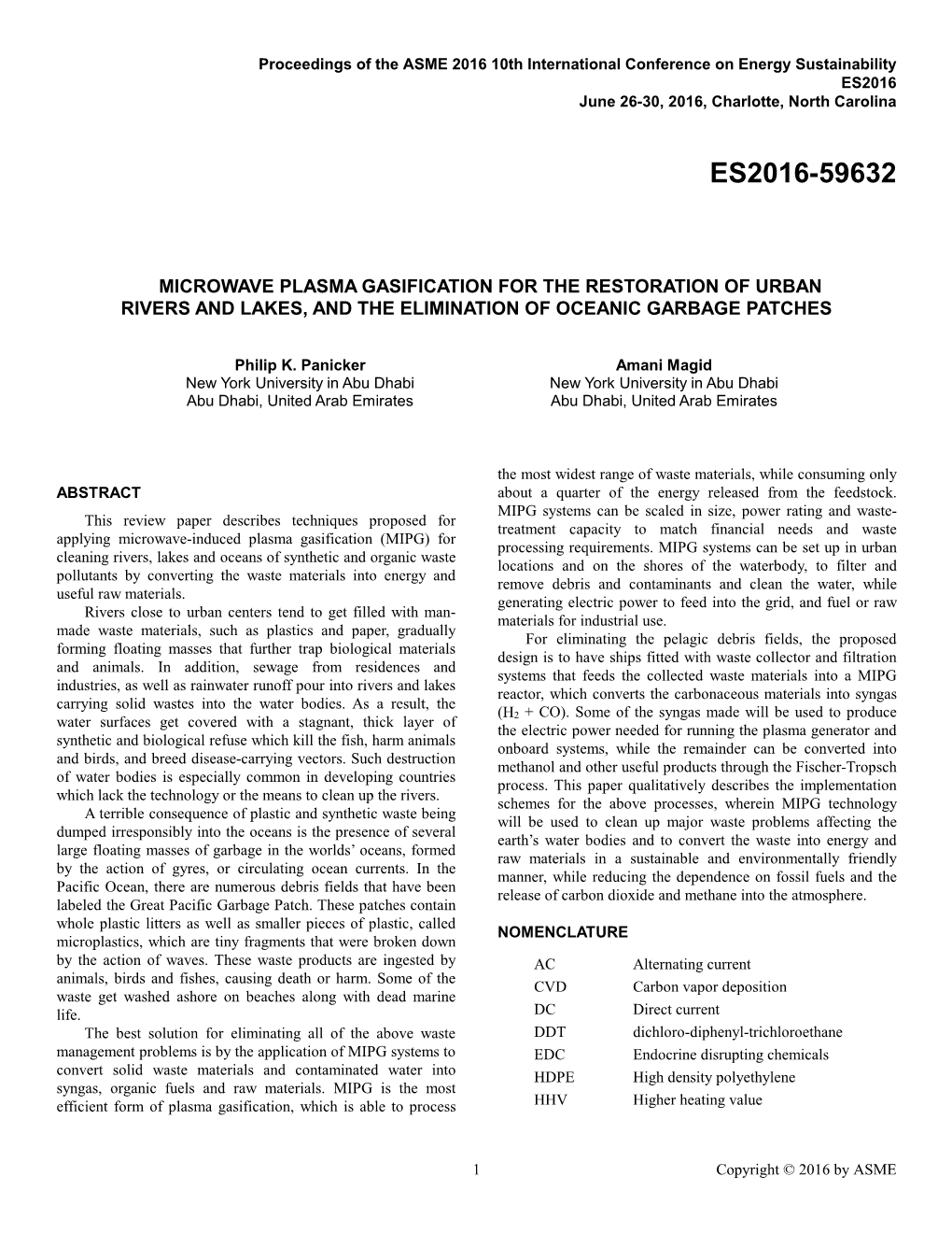 Microwave Plasma Gasification for the Restoration of Urban Rivers and Lakes, and the Elimination of Oceanic Garbage Patches