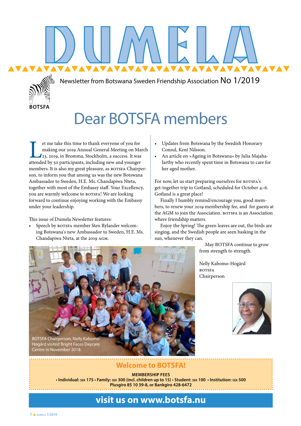 Dear BOTSFA Members