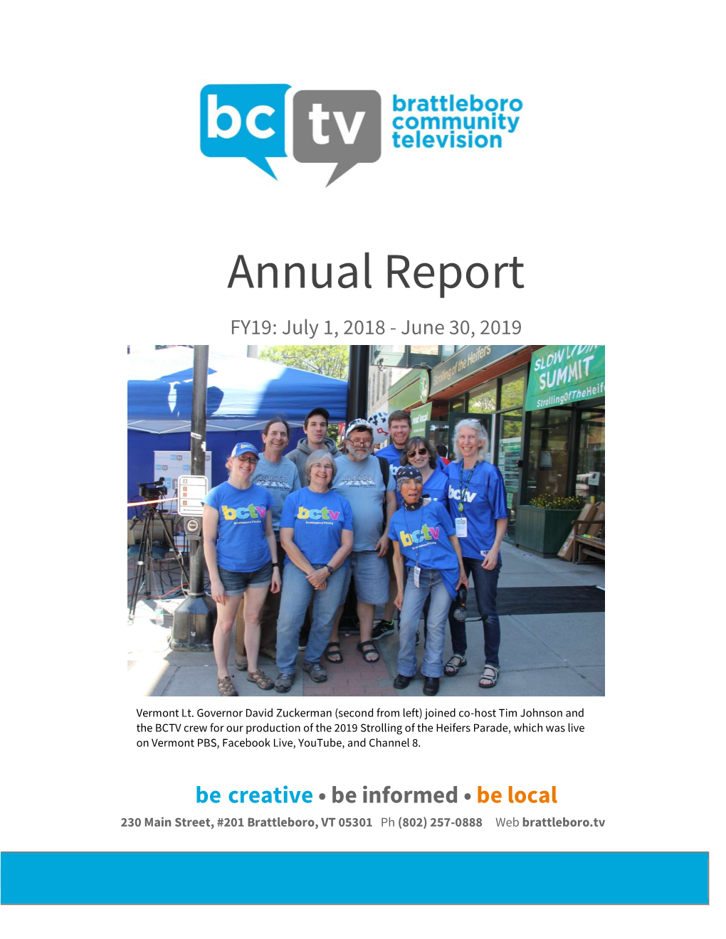 BCTV Annual Report FY19