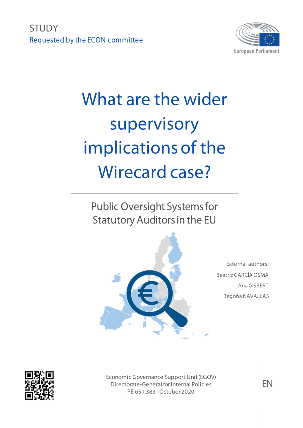 What Are the Wider Supervisory Implications of the Wirecard Case?