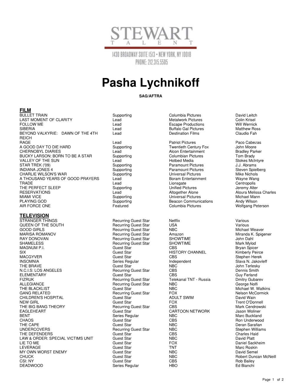 Pasha Lychnikoff