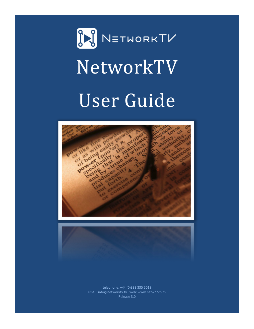 Networktv User Guide