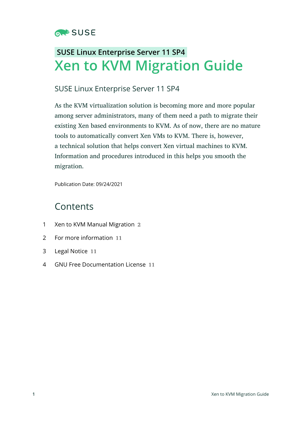 Xen to KVM Migration Guide