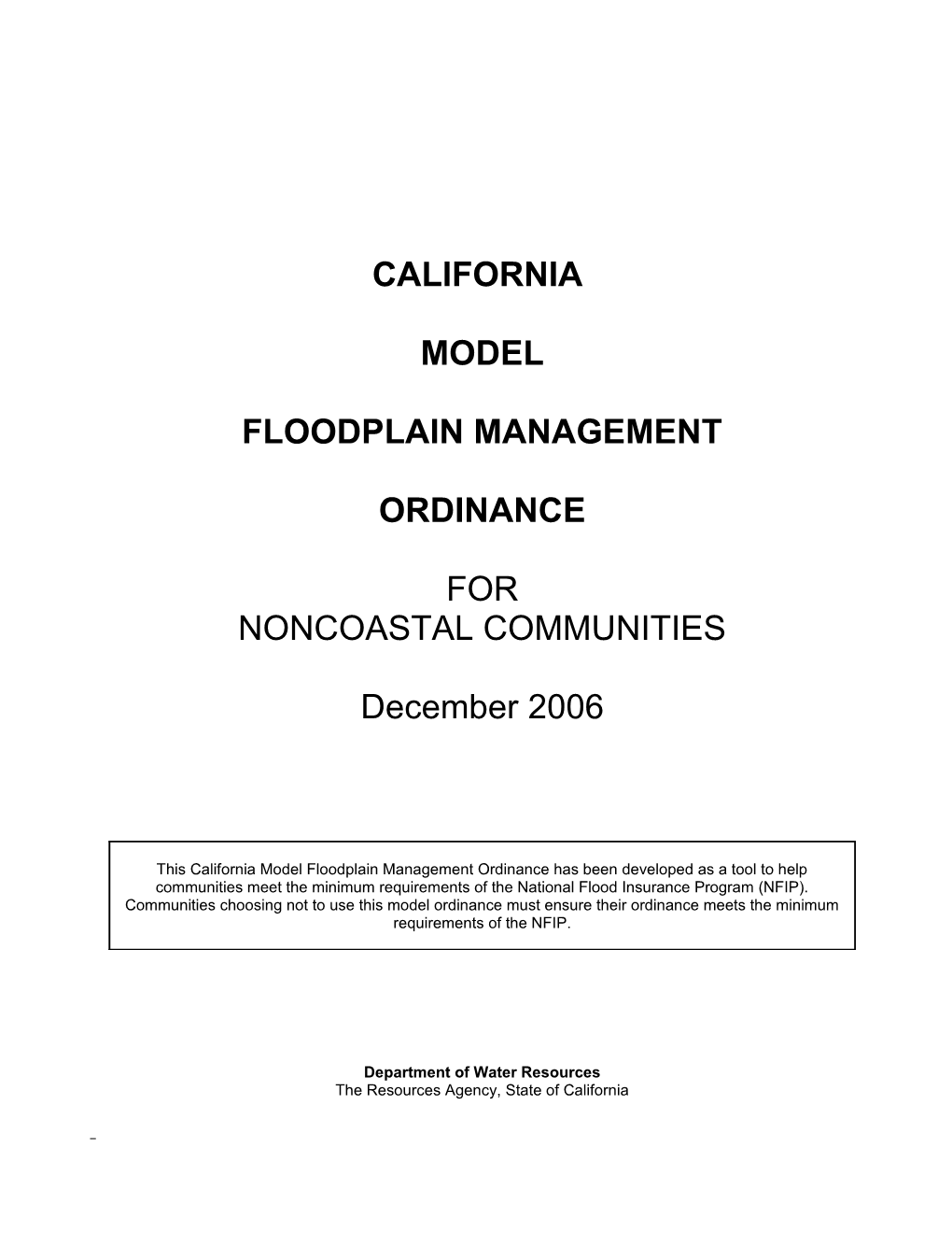 Floodplain Management