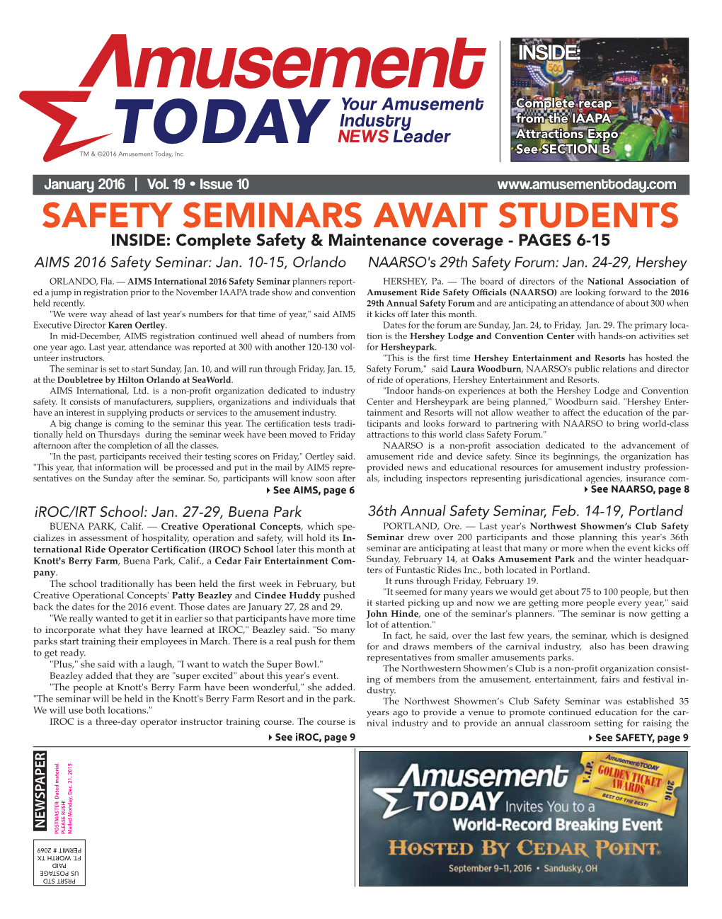 NAARSO's 29Th Safety Forum: Jan