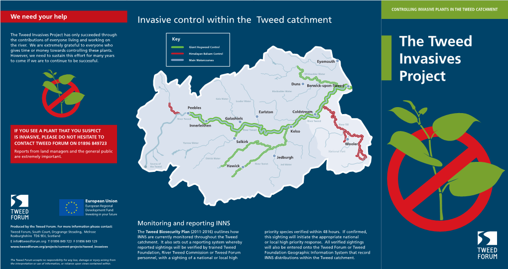 The Tweed Invasives Project Has Only Succeeded Through the Contributions of Everyone Living and Working on Key the River