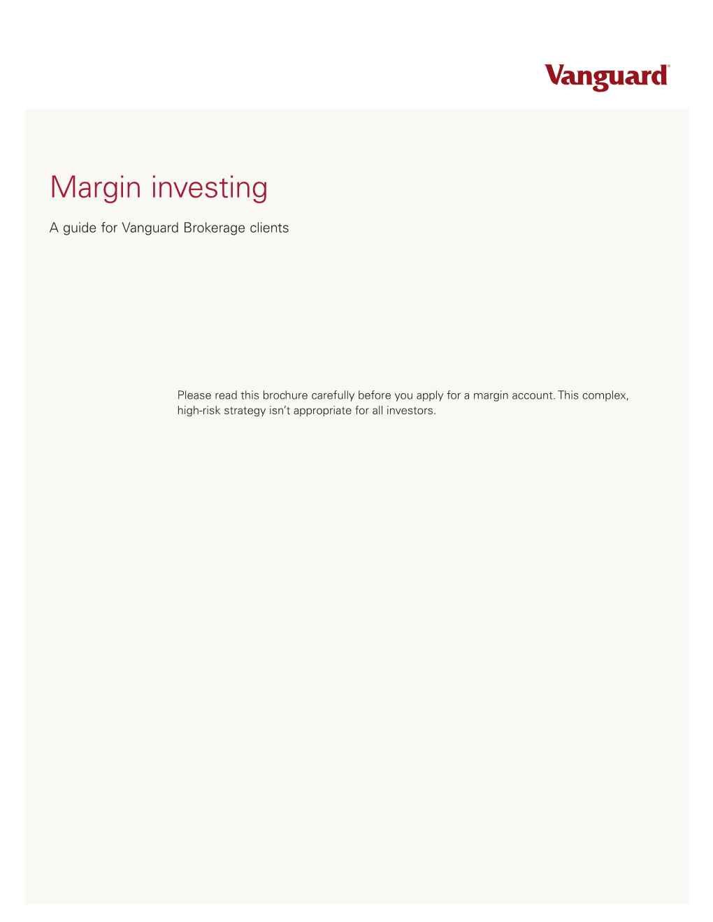 Margin Investing