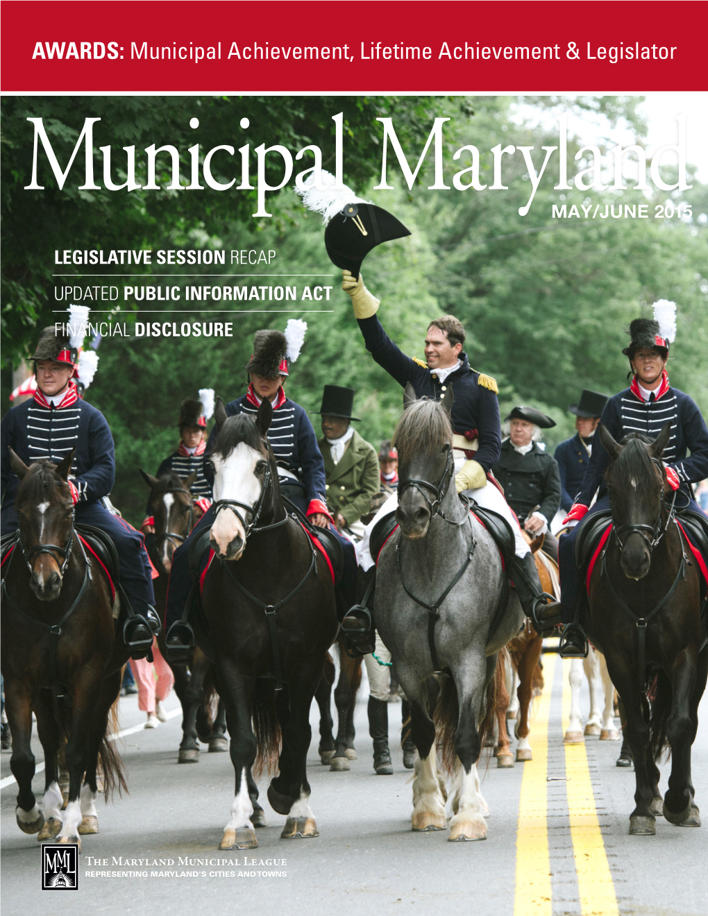 Municipal Maryland the OFFICIAL PUBLICATION of MARYLAND MUNICIPAL LEAGUE