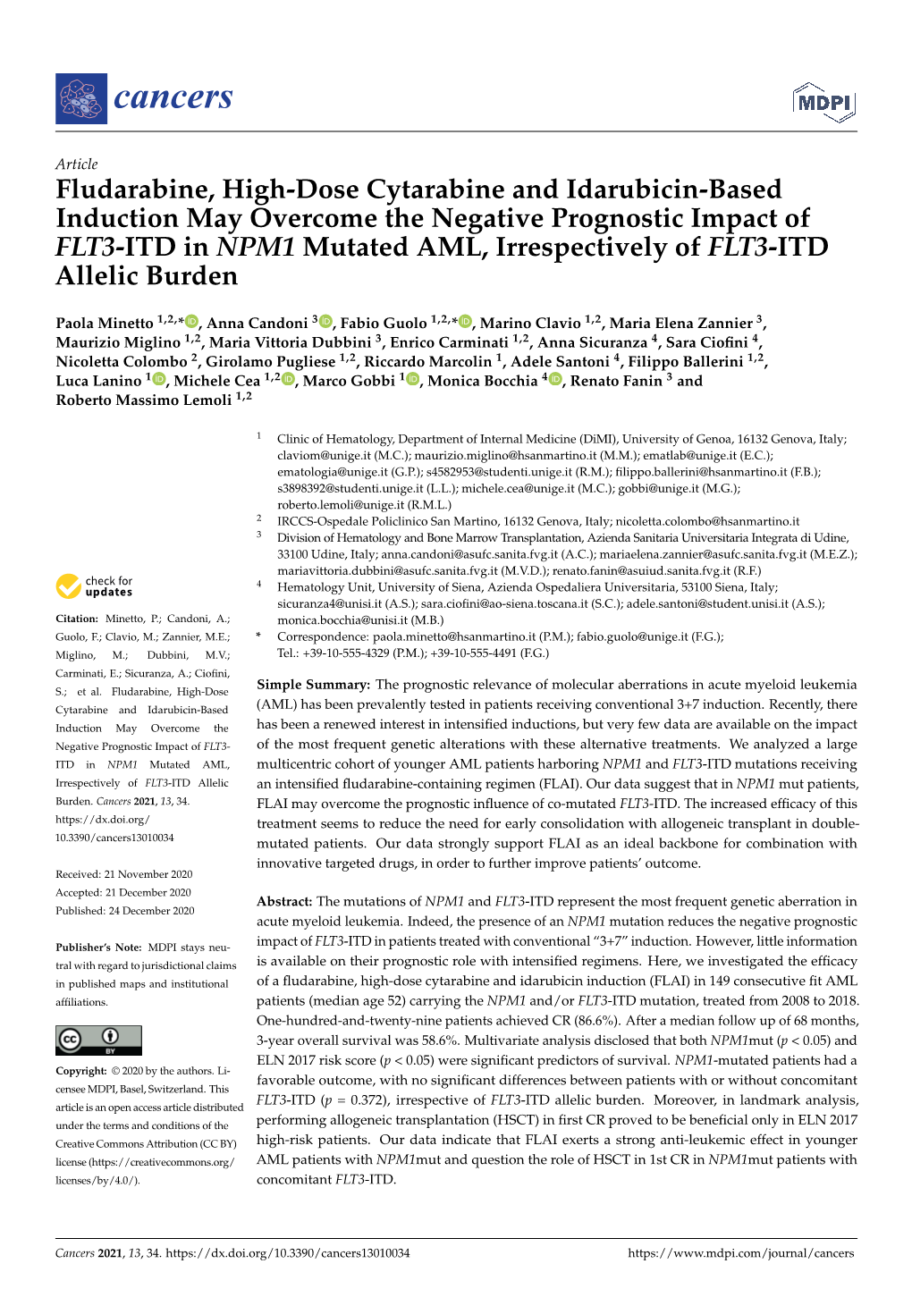 Fludarabine, High-Dose Cytarabine and Idarubicin-Based