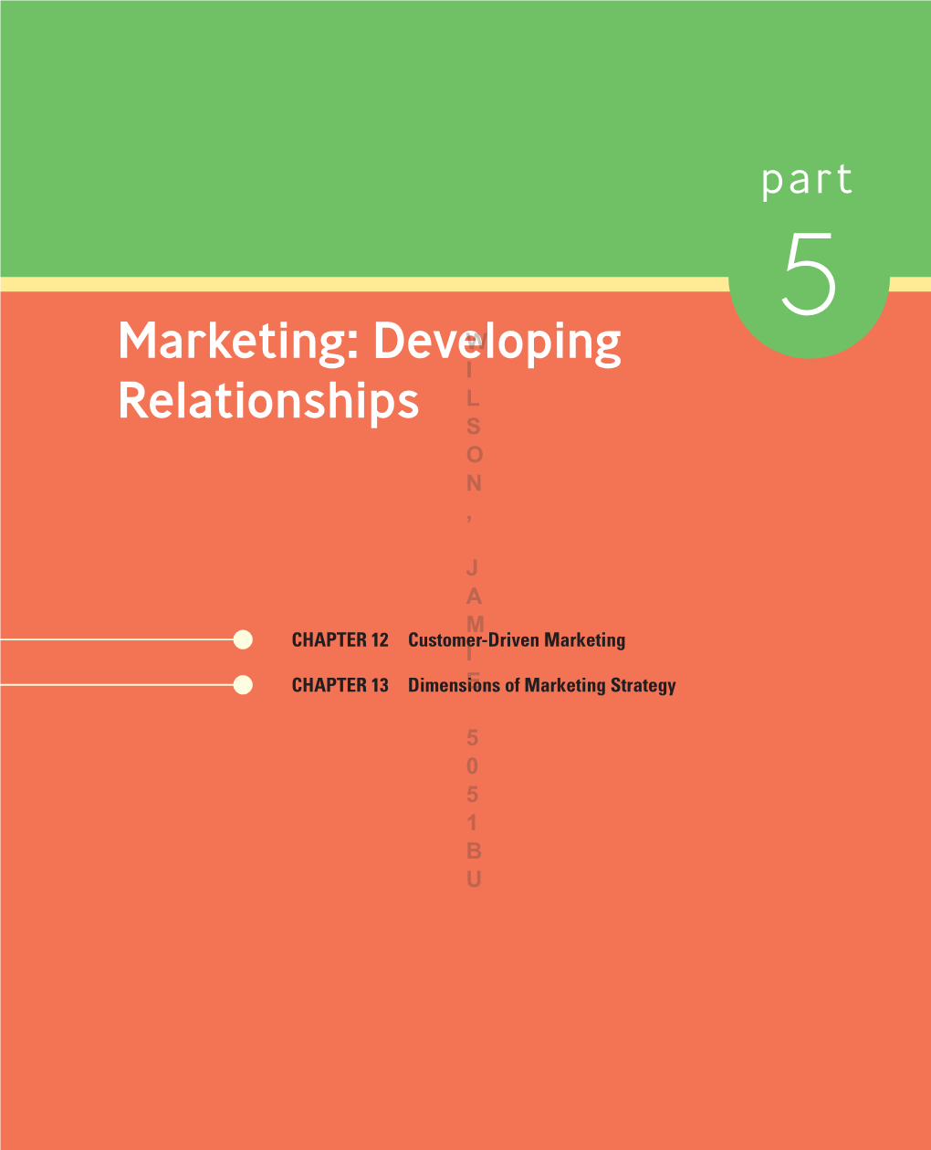 Marketing: Developing Relationships