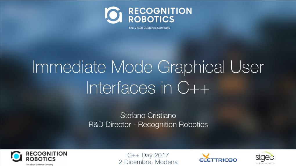 Immediate Mode Graphical User Interfaces in C++