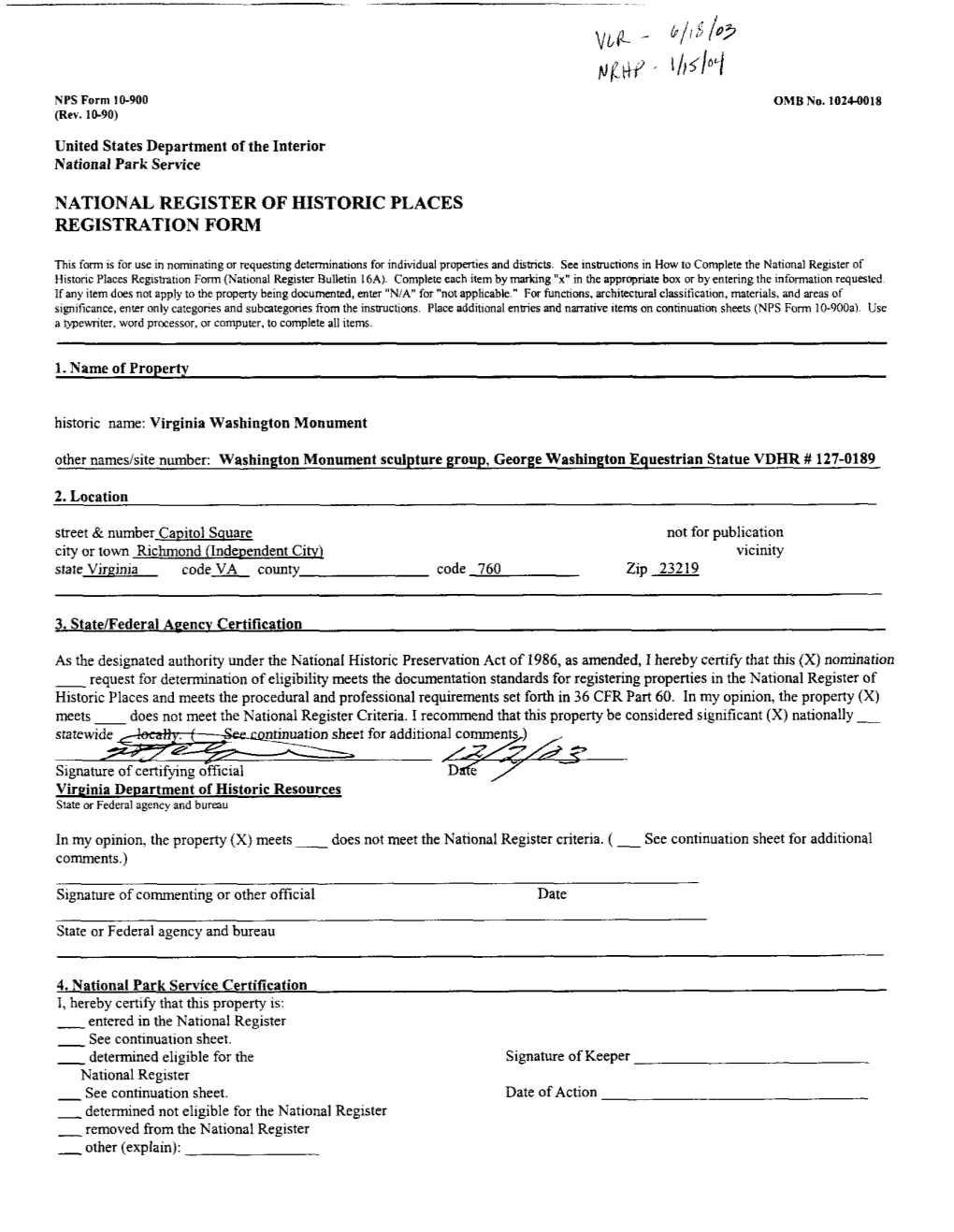 National Register of Historic Places Registration Form