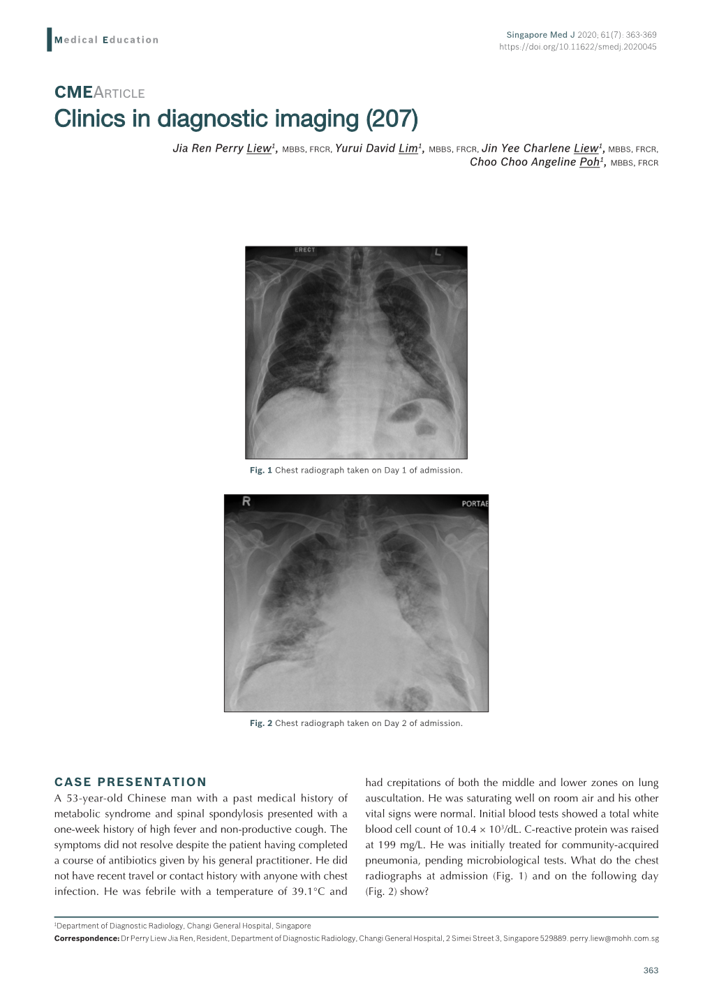 Clinics in Diagnostic Imaging (207)