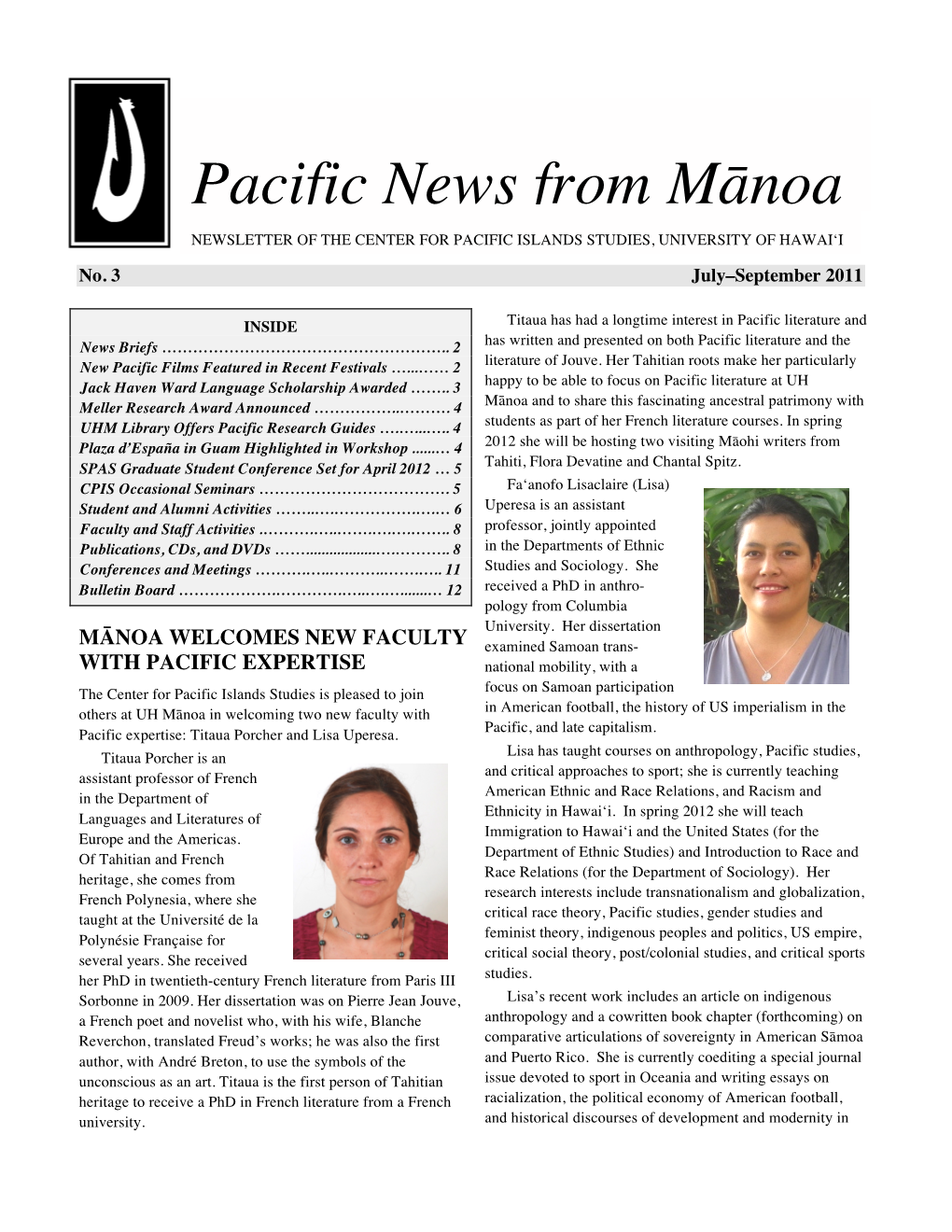 Pacific News from Ma¯Noa