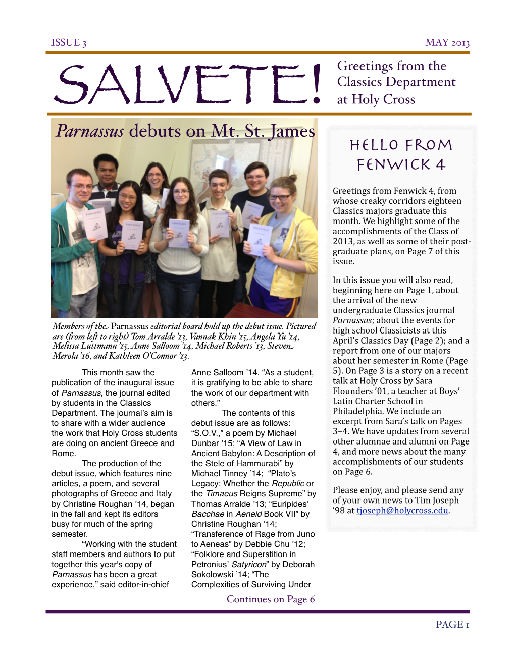 Salvete -- Issue 3