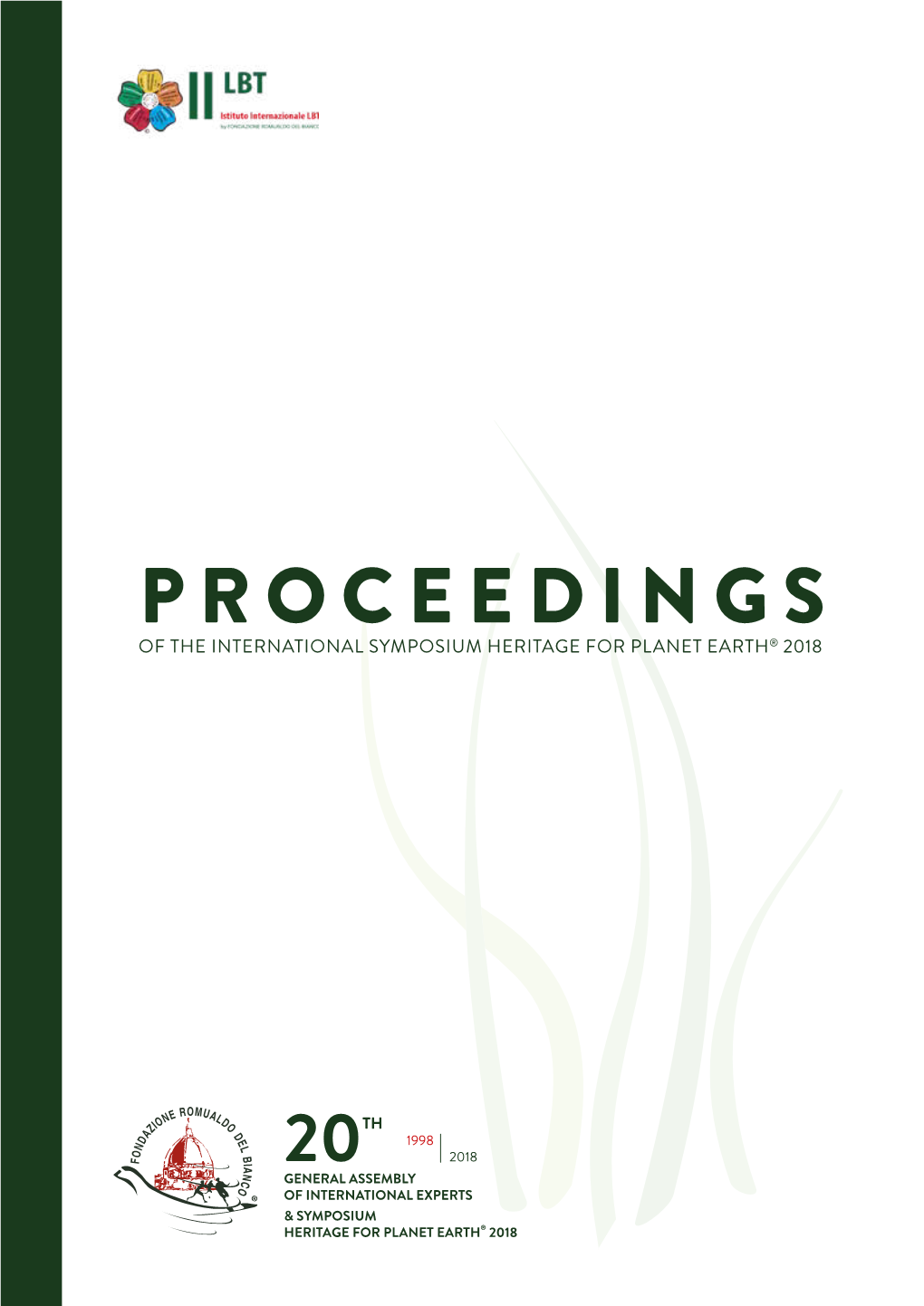 Proceedings® of the International Symposium Heritage for Planet Earth 2018