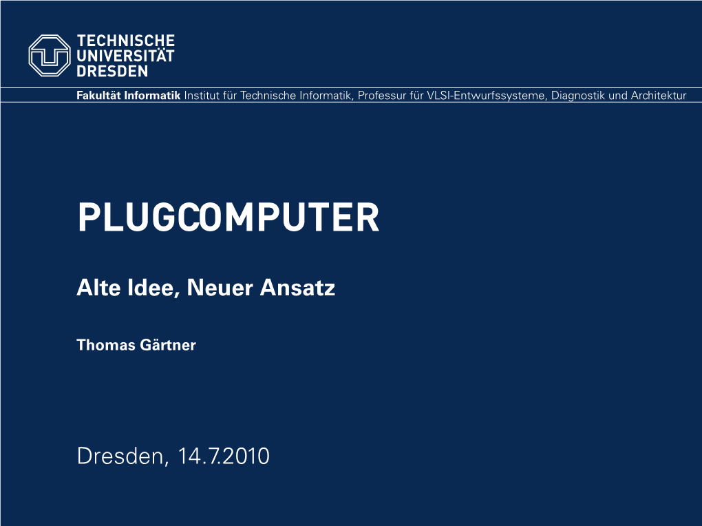 Plugcomputer