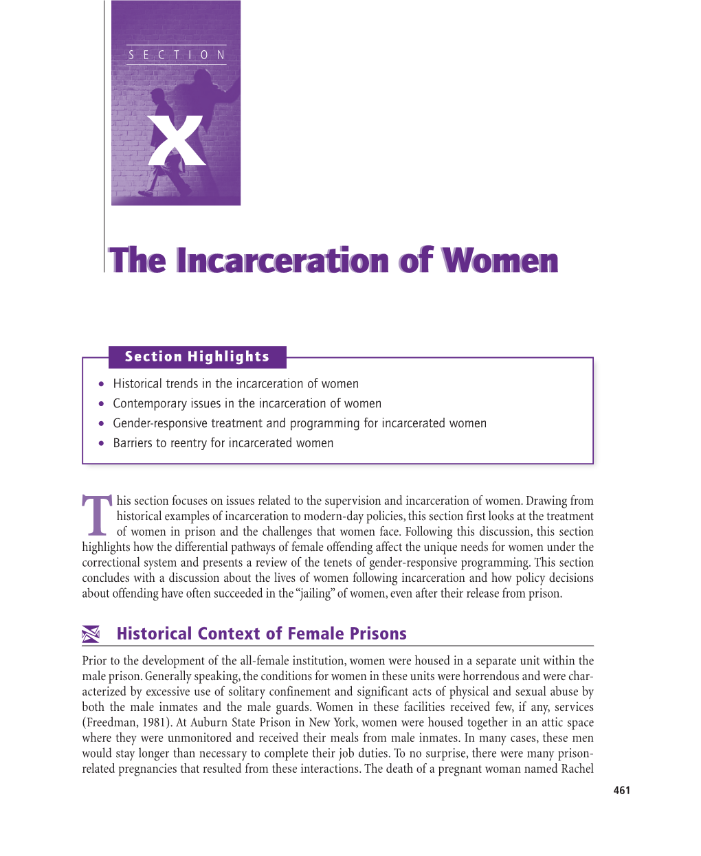 The Incarceration of Women