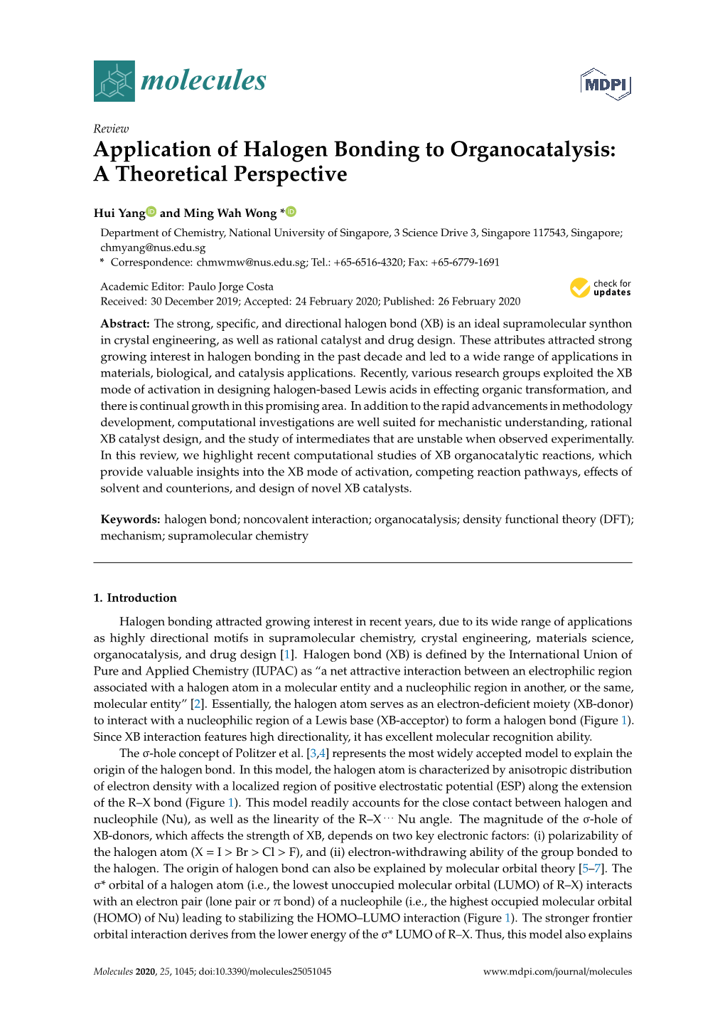 Application of Halogen Bonding to Organocatalysis: a Theoretical Perspective