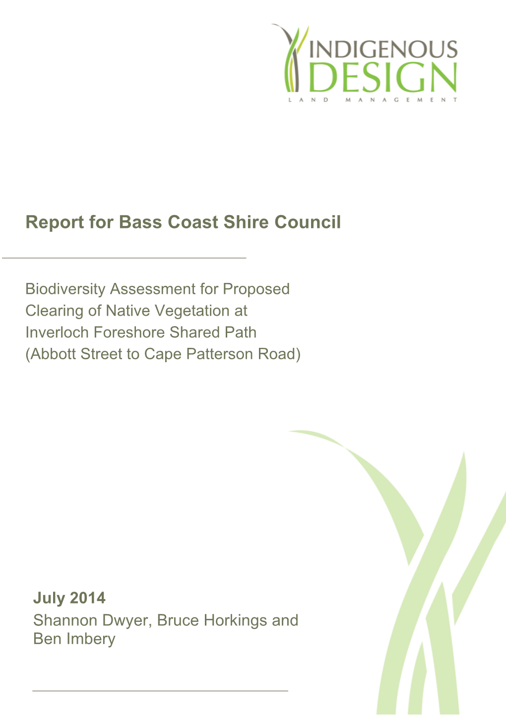 Report for Bass Coast Shire Council