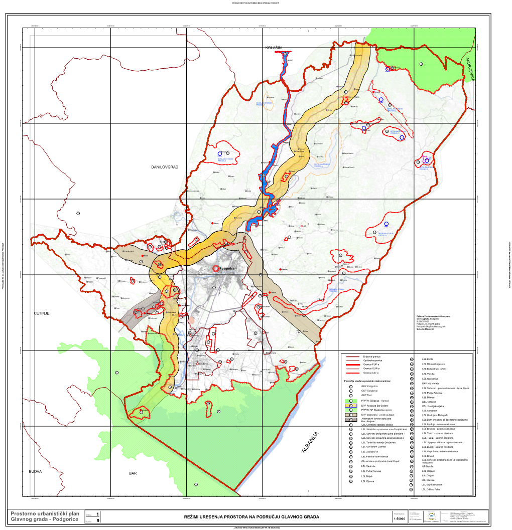 ALBANIJA Prostorno Urbanistički Plan Glavnog