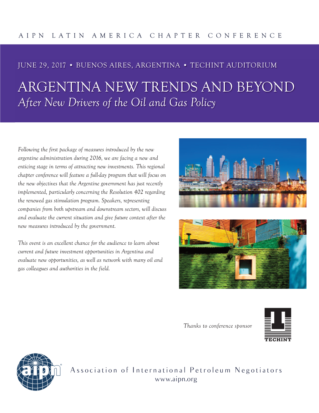 ARGENTINA NEW TRENDS and BEYOND After New Drivers of the Oil and Gas Policy