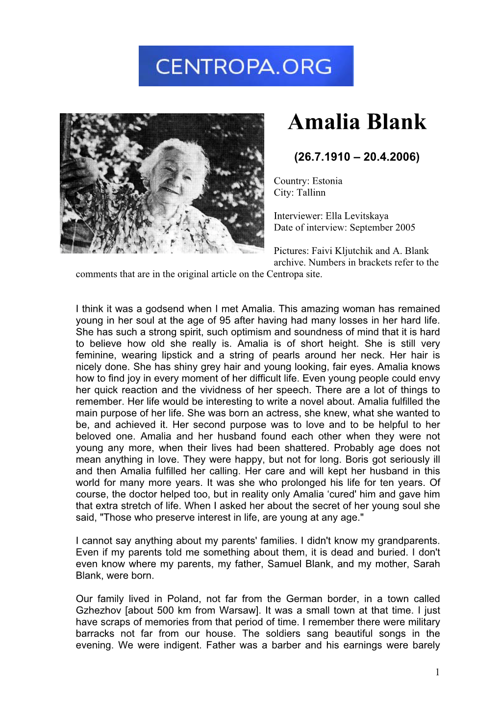 Amalia Blank