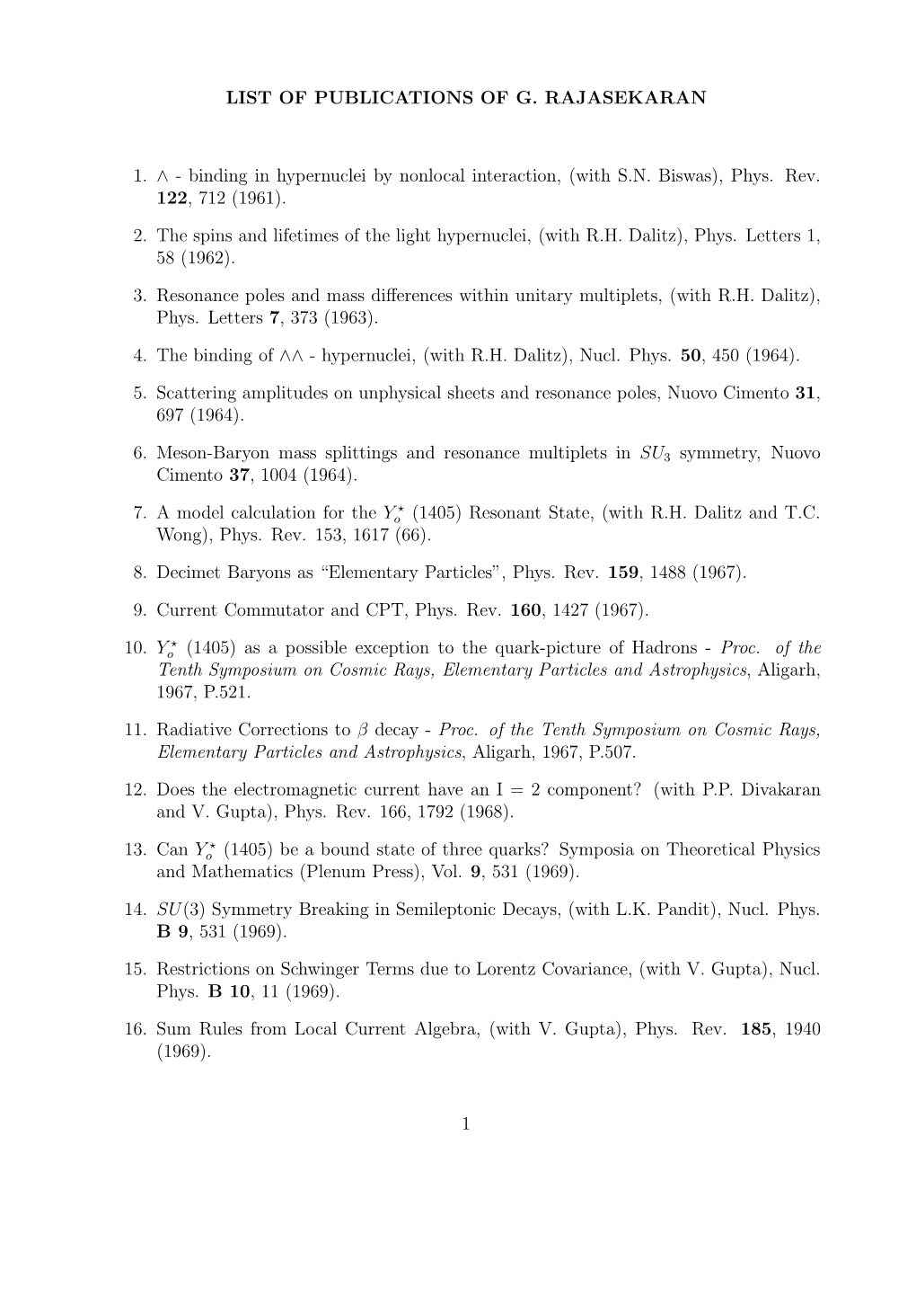 Phys. Rev. 122, 712 (1961)