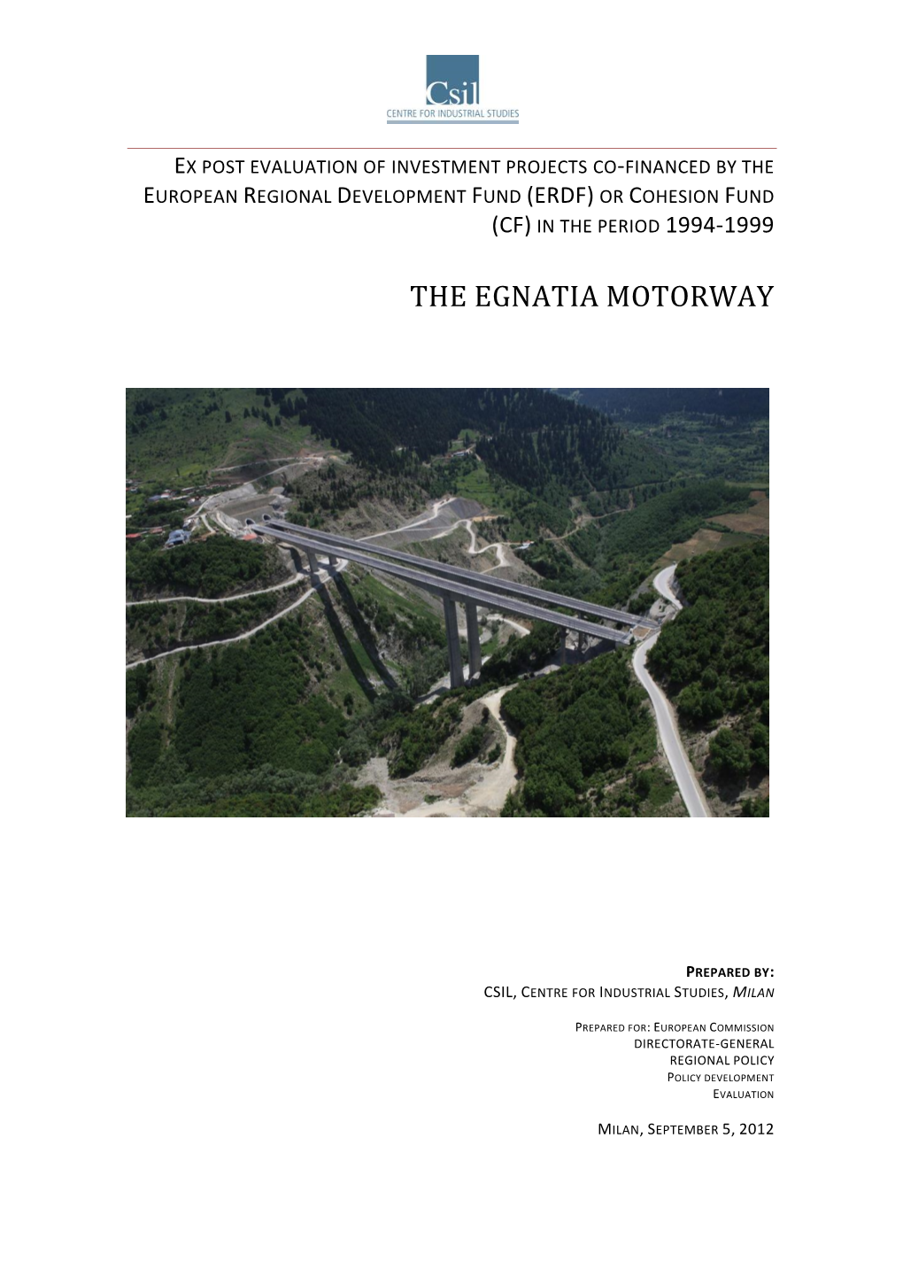 The Egnatia Motorway